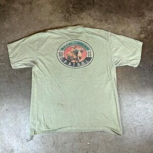 Crazy Shirts Vail Colorado green hemp dyed tee Men's Size XL